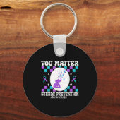 You Suicide Prevention Awareness Women Sleutelhanger (Voorkant)