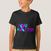 You Suicide Prevention Depression Awareness  T-shirt (Voorkant)