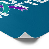 You Suicide Prevention Month Teal Purple Ribbon Gi Poster (Hoek)