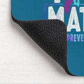 You - Suicide Prevention Teal Purple Awareness Rib Muismat (Hoek)