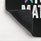 You - Suicide Prevention Teal Purple Awareness Rib Muismat (Hoek)