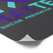 You - Suicide Prevention Teal Purple Awareness Rib Poster (Hoek)