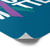 You - Suicide Prevention Teal Purple Awareness Rib Poster (Hoek)