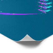 You Suicide Prevention Teal Purple Awareness Ribbo Poster (Hoek)