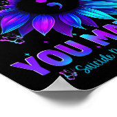 You Sunflower Suicide Prevention Awareness Men Wom Poster (Hoek)