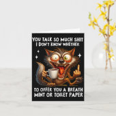 You Talk So Much I Don't Know Whether To Offer You Kaart (Gele Bloem)