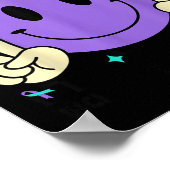 You Teal Purple Ribbon Suicide Prevention Awarenes Poster (Hoek)