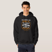 you think a sane person become an godfather goddad hoodie (Voorkant volledig)