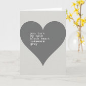 You Turn My Cold Heart Gray Kaart (Gele Bloem)