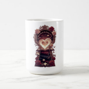 You Unlock de Verhaal van Ons Bibliotheek Cadeaus Koffiemok