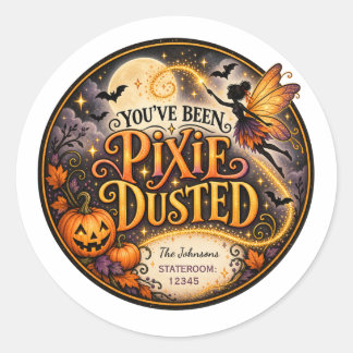 You’ve Been Pixie Dusted Halloween Cruise Stickers