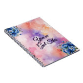 You’ve Got This – Motivational Floral Notebook Notitieboek (Rechterzijde)