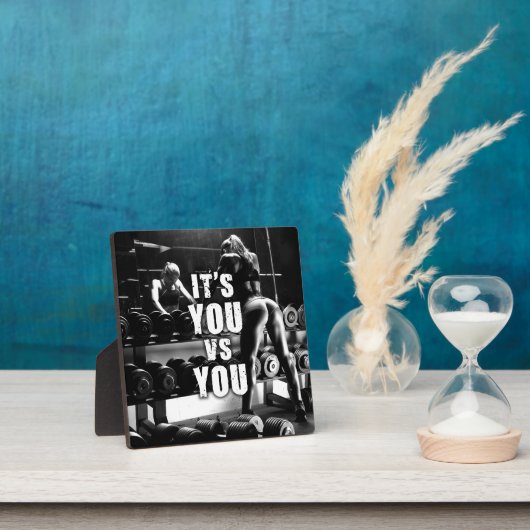 YOU vs YOU - Women's Workout Motivatie Fotoplaat (Insitu)