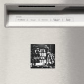 YOU vs YOU - Women's Workout Motivatie Magneet (Insitu (Vaatwasser))