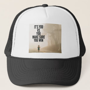 YOU vs YOU - Women's Workout Motivatie Trucker Pet