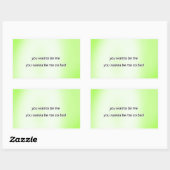 you wanna be me so bad rechthoekige sticker (Vel)