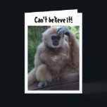 YOU WERE JUST 29 LIKE YESTERDAY? 30th BIRTHDAY Kaart<br><div class="desc">CONFUSED MONKEY-HOW DID YOU TURN "30" YOU WERE JUST 29 LIKE YESTERDAY?  THANKS FOR STOPPING BY ONE OF MY EIGHT STORES!!!!</div>