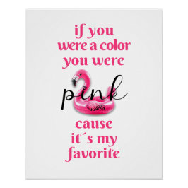 You were Pink - Directe download. Perfect Poster