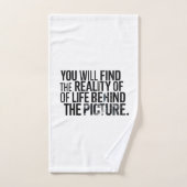 You will find the reality of Life Bad Handdoek (Handdoek)