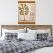 You will go out with Joy Isaiah 55 verse Canvas Afdruk (Insitu (Slaapkamer))