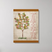 You will go out with Joy  Isaiah 55 verse  Canvas Afdruk (Voorkant)