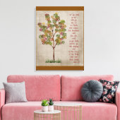 You will go out with Joy Isaiah 55 verse Canvas Afdruk (Insitu (Woonkamer))