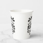 You Will Have Joy and Gladness Inspirational Quote Papieren Bekers (Links)