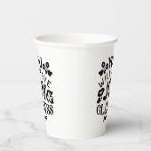 You Will Have Joy and Gladness Inspirational Quote Papieren Bekers (Rechts)