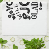 You Will Have Joy and Gladness Inspirational Quote Theedoek (Gevouwen)