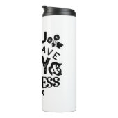 You Will Have Joy and Gladness Inspirational Quote Thermosbeker (Geroteerd rechts)