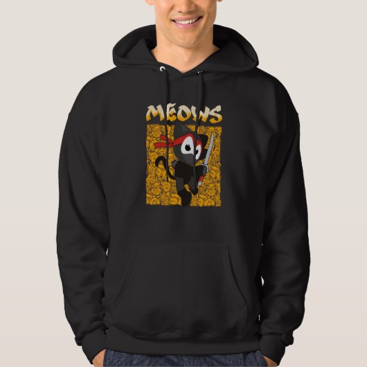 You Will Hear The Meows Domesticated Animal Cat Hoodie (Voorkant)