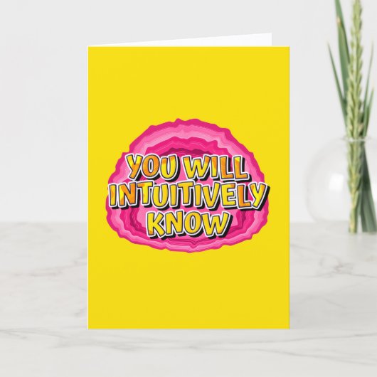 You Will Intuitively Know | AA Recovery Prayer Kaart (Voorkant)