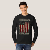 You Will Never See Refugees From America US Patrio T-shirt (Voorkant volledig)