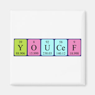Youcef periodieke lijstnaam magnet