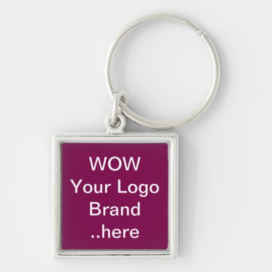 Youe Design Logo Canvas tas Promotieproduct Sleutelhanger (Voorkant)