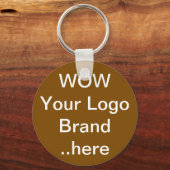 Youe Design Logo Canvas tas Promotieproduct Sleutelhanger (Voorkant)