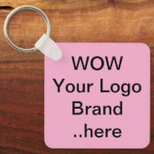 Youe Design Logo Canvas tas Promotieproduct Sleutelhanger (Voorkant)