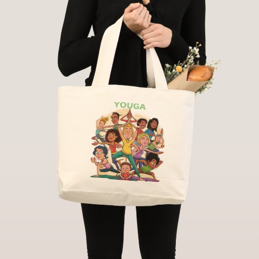 YOUGA SACK GROTE TOTE BAG (Voorkant (product))