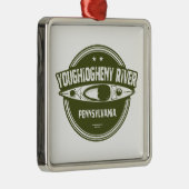 Youghiogheny River, Pennsylvania Metalen Ornament (Rechts)