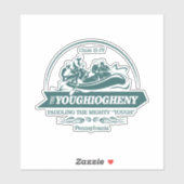 Youghiogheny River (rafting2) Sticker (Vel)