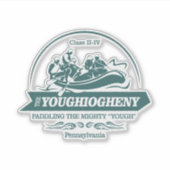 Youghiogheny River (rafting2) Sticker (Voorkant)
