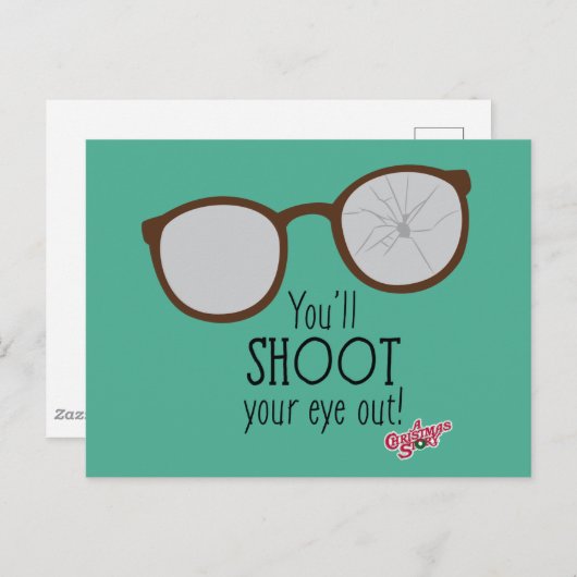 You'l Shoot Your Eye Out! Briefkaart (Voorkant / Achterkant)