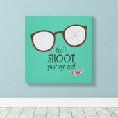 You'l Shoot Your Eye Out! Canvas Afdruk (Insitu (Houten vloer))