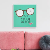 You'l Shoot Your Eye Out! Canvas Afdruk (Insitu (Woonkamer))