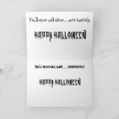 You'll Never Walk Alone Halloween Kaart (Binnen)