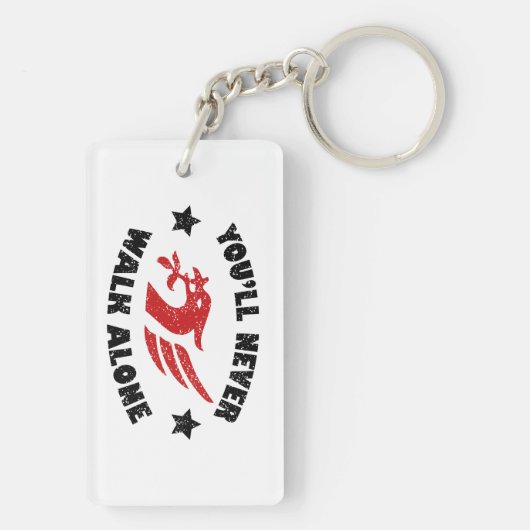 You'll Never Walk Alone Sleutelhanger (achterkant)