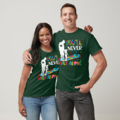 Youll Never Walks Alone Vader en Dochter Autisme T-shirt (Unisex)