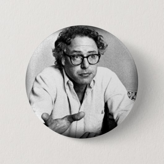 Young Activist Bernie Sanders Foto Button (Voorkant)