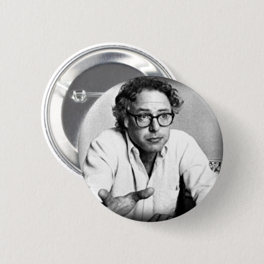Young Activist Bernie Sanders Foto Button (Voorkant /achterkant)