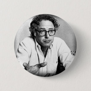 Young Activist Bernie Sanders Foto Button